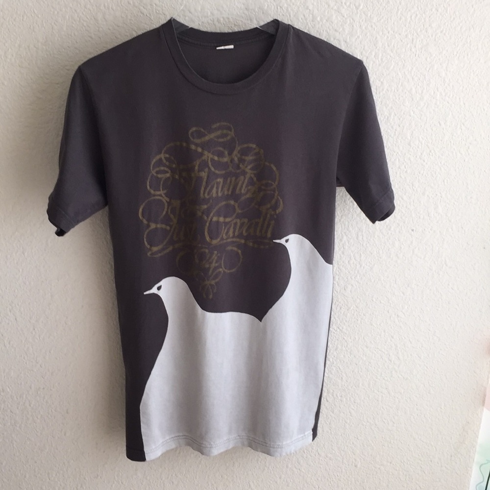 Just Cavalli Logo Dove Bird T-Shirt
